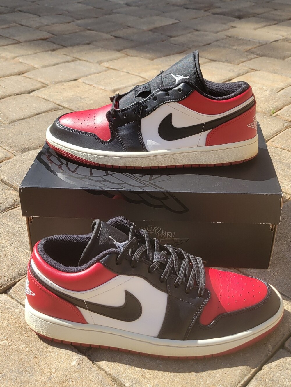 Jordan 1 Low 'Bred Toe'